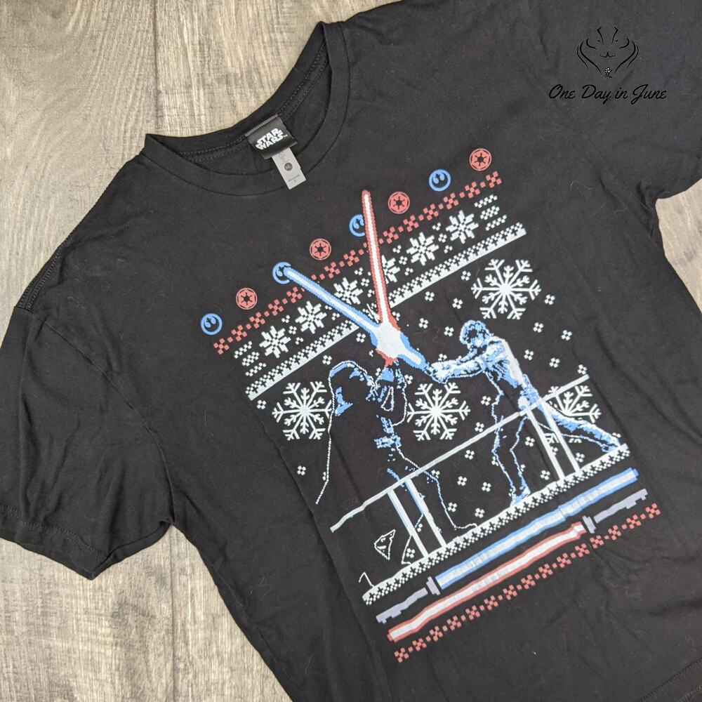 Next Level Apparel Adult Star Wars Light Saber Tee Shirt Size L